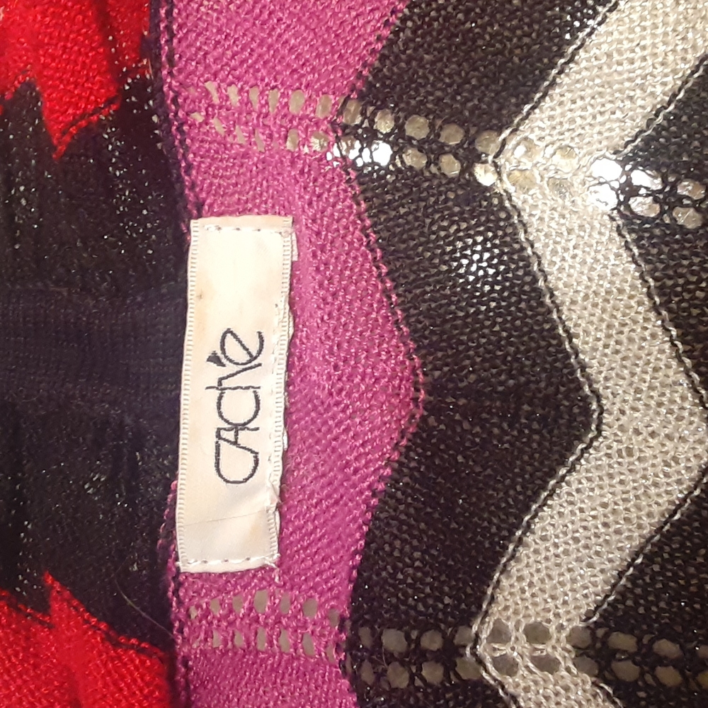 Cache Rayon Colorful Top, Size S - image 5